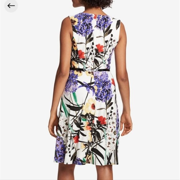 BEAUTIFUL FLORAL SLEEVELESS TOMMY HILFIGER DRESS SIZE 6 - Picture 2 of 16